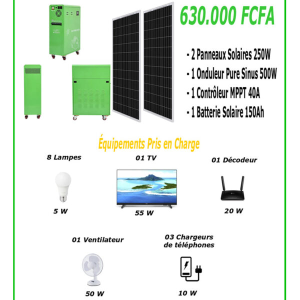 Kit Solaire de 500Wc - Image 2
