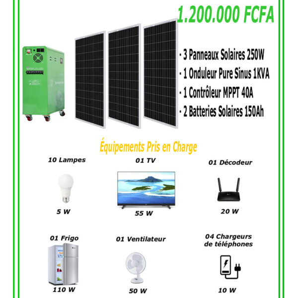 Kit Solaire de 750Wc - Image 2
